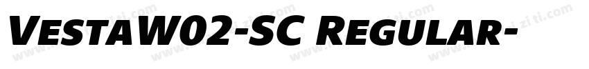 VestaW02-SC Regular字体转换